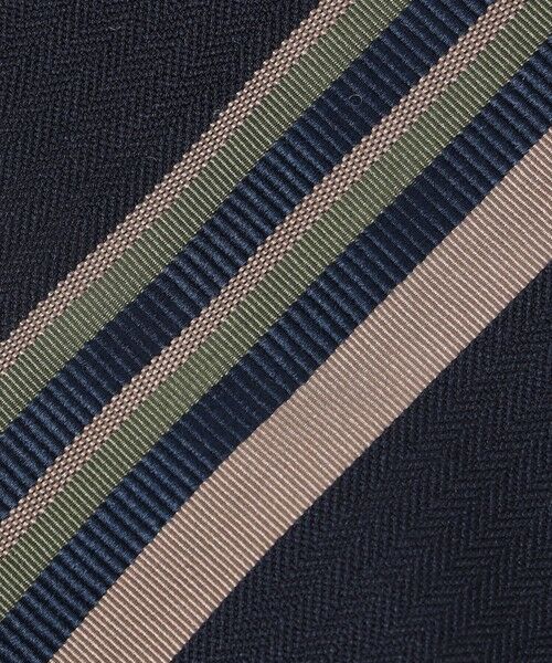 SHIPS / シップス ネクタイ | Puccini: ヘリンボーン マルチ ストライプ ネクタイ | 詳細1