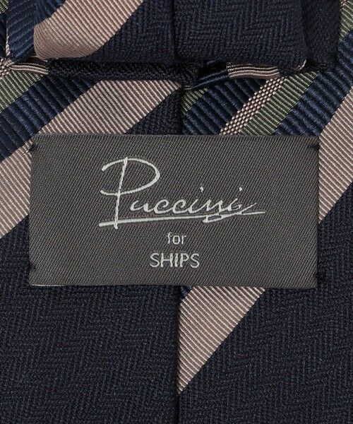 SHIPS / シップス ネクタイ | Puccini: ヘリンボーン マルチ ストライプ ネクタイ | 詳細3