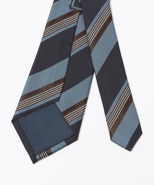 SHIPS / シップス ネクタイ | SHIPS: シルク レップ ストライプ ネクタイ | 詳細1