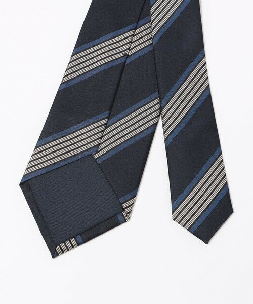 SHIPS / シップス ネクタイ | SHIPS: シルク サテン ストライプ ネクタイ | 詳細1