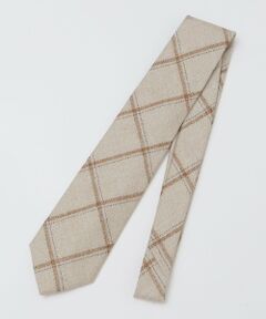 SHIPS / シップス ネクタイ | SHIPS: ウール シルク リネン チェック ネクタイ