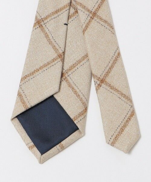 SHIPS / シップス ネクタイ | SHIPS: ウール シルク リネン チェック ネクタイ | 詳細2