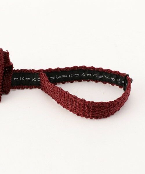 SHIPS / シップス ネクタイ | SHIPS: CANEPAファブリック ニット 蝶ネクタイ | 詳細3