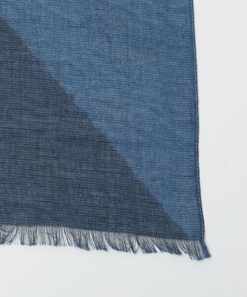 SHIPS / シップス マフラー・ショール・スヌード・ストール | SHIPS: コットン/リネン パターン ストール | 詳細2