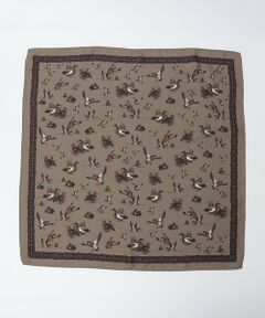 SHIPS / シップス マフラー・ショール・スヌード・ストール | Vincenzo Miozza: バード プリント スカーフ