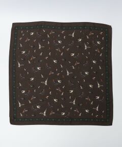 SHIPS / シップス マフラー・ショール・スヌード・ストール | Vincenzo Miozza: バード プリント スカーフ