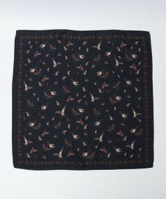SHIPS / シップス マフラー・ショール・スヌード・ストール | Vincenzo Miozza: バード プリント スカーフ