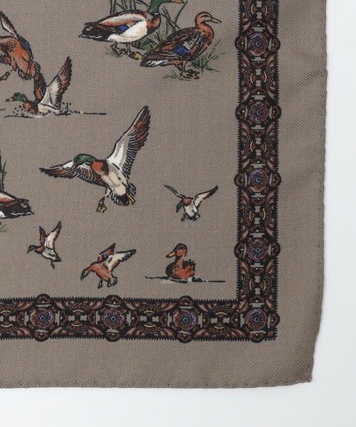 SHIPS / シップス マフラー・ショール・スヌード・ストール | Vincenzo Miozza: バード プリント スカーフ | 詳細1