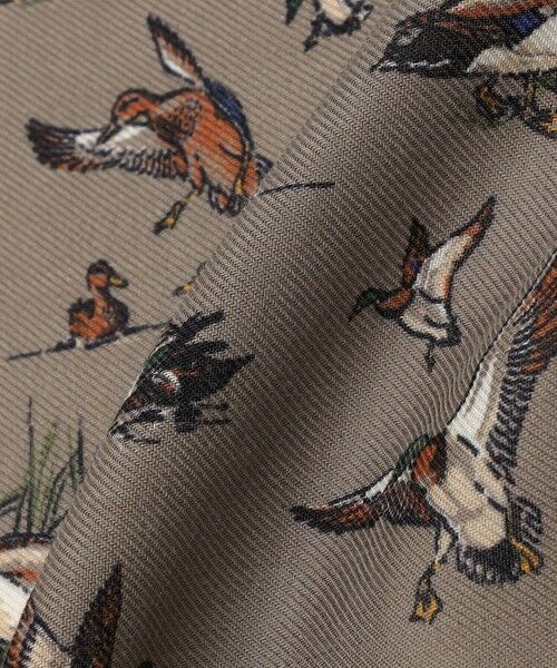 SHIPS / シップス マフラー・ショール・スヌード・ストール | Vincenzo Miozza: バード プリント スカーフ | 詳細2