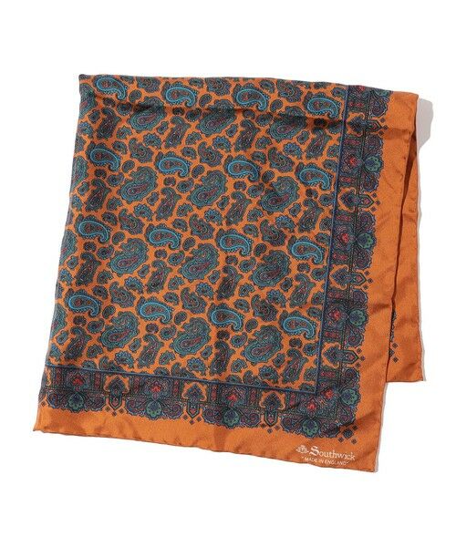 SHIPS / シップス マフラー・ショール・スヌード・ストール | Southwick: シルク プリントスカーフ | 詳細3