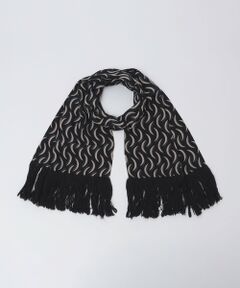 SHIPS / シップス マフラー・ショール・スヌード・ストール | 【SHIPS別注】Stefano Cau: シルク フリンジ ストール ウェーブ