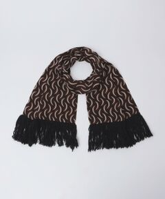 SHIPS / シップス マフラー・ショール・スヌード・ストール | 【SHIPS別注】Stefano Cau: シルク フリンジ ストール ウェーブ