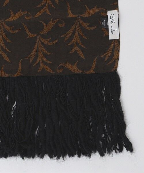 SHIPS / シップス マフラー・ショール・スヌード・ストール | 【SHIPS別注】Stefano Cau: シルク フリンジ ストール フィオラーレ | 詳細2