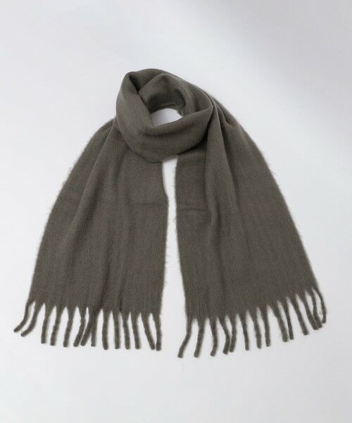 SHIPS / シップス マフラー・ショール・スヌード・ストール | 【WEB限定】SHIPS:〈洗濯機可能〉ボリューム マフラー (ソリッド) | 詳細4