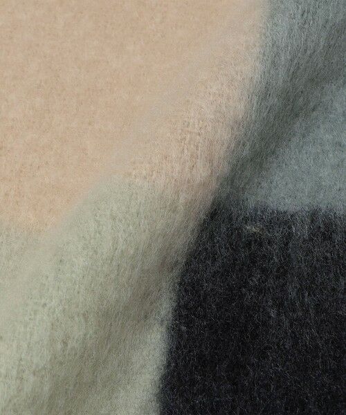 SHIPS / シップス マフラー・ショール・スヌード・ストール | 【WEB限定】SHIPS:〈洗濯機可能〉ツイストフリンジ ボリューム マフラー (ジオメトリック) | 詳細8