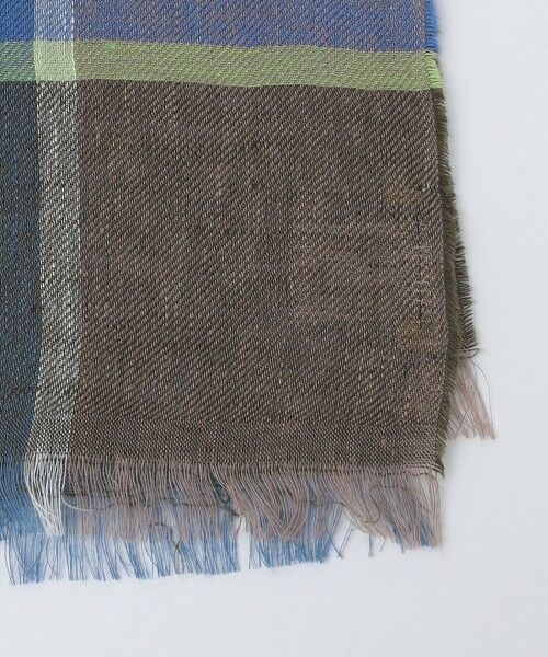 SHIPS / シップス マフラー・ショール・スヌード・ストール | MARCEL LASSANCE: リネン チェック ストール | 詳細2