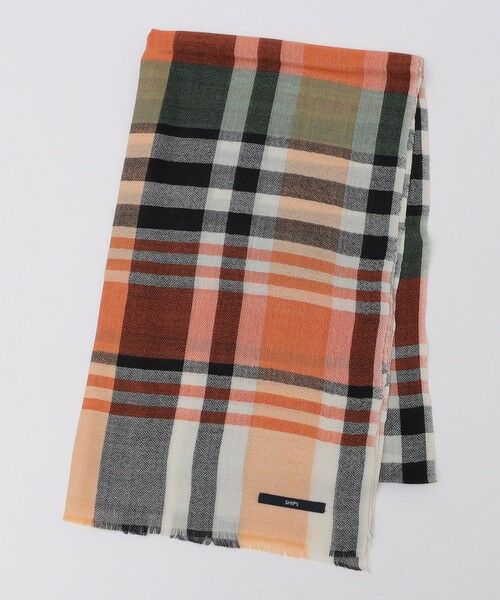 SHIPS / シップス マフラー・ショール・スヌード・ストール | Qadri: INDIA WOOL/SILK STOLE | 詳細1