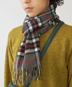 SHIPS / シップス マフラー・ショール・スヌード・ストール | 【WEB限定/SHIPS別注】John Scott: ワンポイント ロゴ ラムウール マフラー