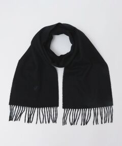 SHIPS / シップス マフラー・ショール・スヌード・ストール | 【WEB限定/SHIPS別注】John Scott: ワンポイント ロゴ ラムウール マフラー