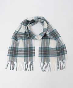 SHIPS / シップス マフラー・ショール・スヌード・ストール | 【WEB限定/SHIPS別注】John Scott: ワンポイント ロゴ ラムウール マフラー