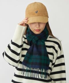 SHIPS / シップス マフラー・ショール・スヌード・ストール | 【WEB限定/SHIPS別注】John Scott: ワンポイント ロゴ ラムウール マフラー