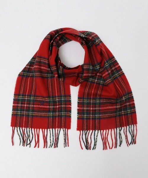 SHIPS / シップス マフラー・ショール・スヌード・ストール | 【WEB限定/SHIPS別注】John Scott: ワンポイント ロゴ ラムウール マフラー | 詳細13