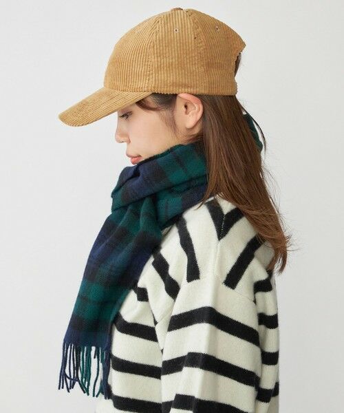 SHIPS / シップス マフラー・ショール・スヌード・ストール | 【WEB限定/SHIPS別注】John Scott: ワンポイント ロゴ ラムウール マフラー | 詳細14