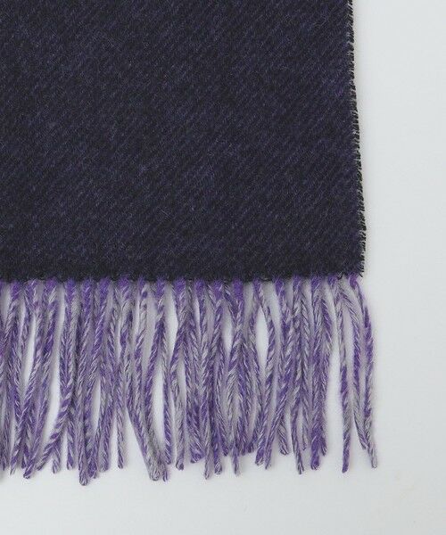 SHIPS / シップス マフラー・ショール・スヌード・ストール | SHIPS: パネル カシミヤ ダブルフェイス マフラー | 詳細16