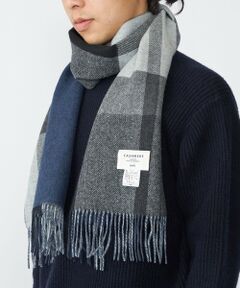 SHIPS / シップス マフラー・ショール・スヌード・ストール | SHIPS: チェック カシミヤ ダブルフェイス マフラー