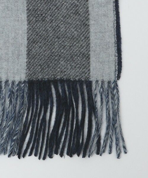 SHIPS / シップス マフラー・ショール・スヌード・ストール | SHIPS: チェック カシミヤ ダブルフェイス マフラー | 詳細2