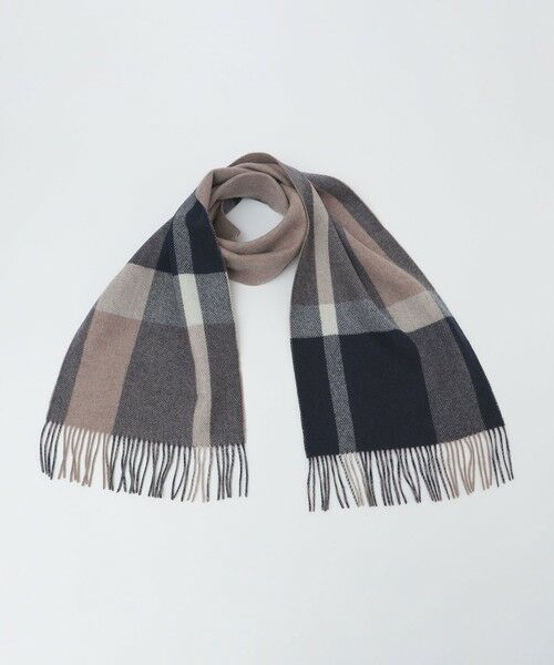 SHIPS / シップス マフラー・ショール・スヌード・ストール | SHIPS: チェック カシミヤ ダブルフェイス マフラー | 詳細6