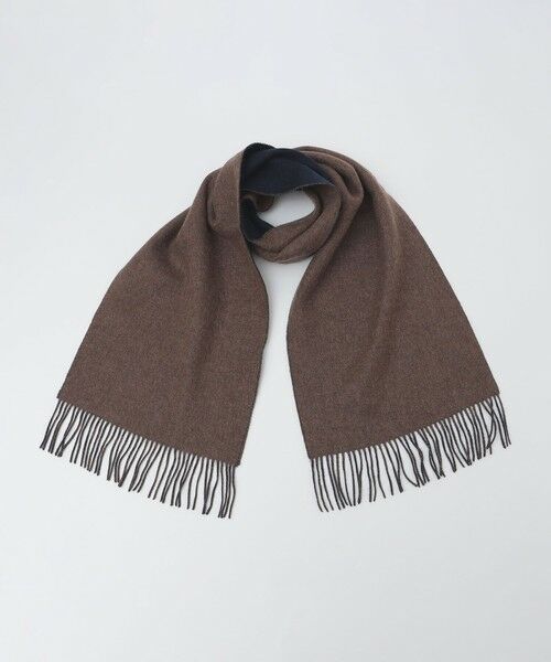 SHIPS / シップス マフラー・ショール・スヌード・ストール | SHIPS: ソリッド カシミヤ ダブルフェイス マフラー | 詳細1
