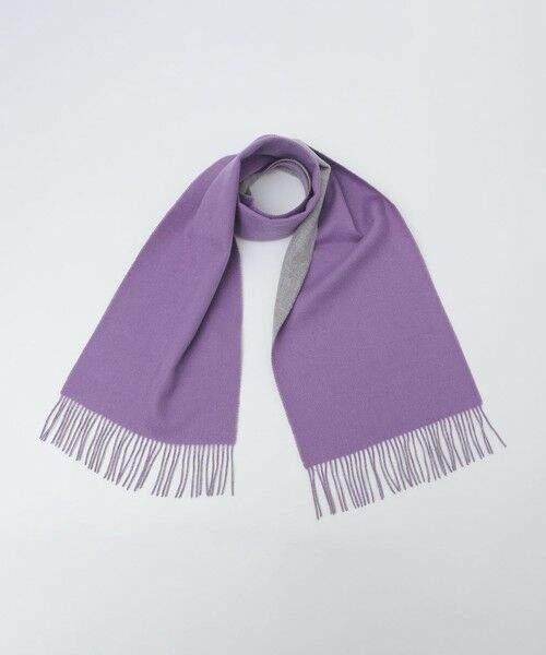SHIPS / シップス マフラー・ショール・スヌード・ストール | SHIPS: ソリッド カシミヤ ダブルフェイス マフラー | 詳細3