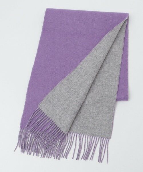 SHIPS / シップス マフラー・ショール・スヌード・ストール | SHIPS: ソリッド カシミヤ ダブルフェイス マフラー | 詳細5