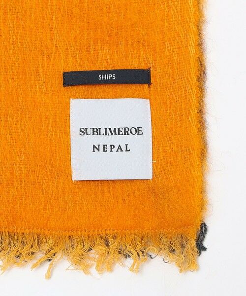 SHIPS / シップス マフラー・ショール・スヌード・ストール | 【SHIPS別注】SUBLIME: 2トーン ドロップダイ ストール | 詳細3