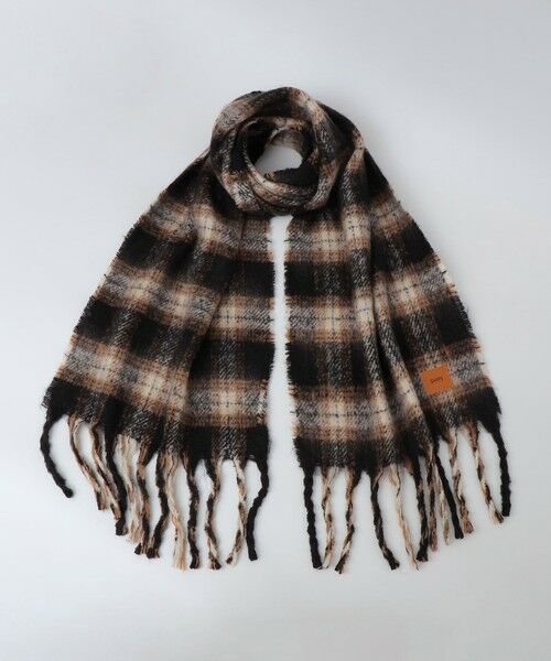 SHIPS / シップス マフラー・ショール・スヌード・ストール | 【WEB限定】SHIPS: オンブレチェック ボリューム マフラー | 詳細5