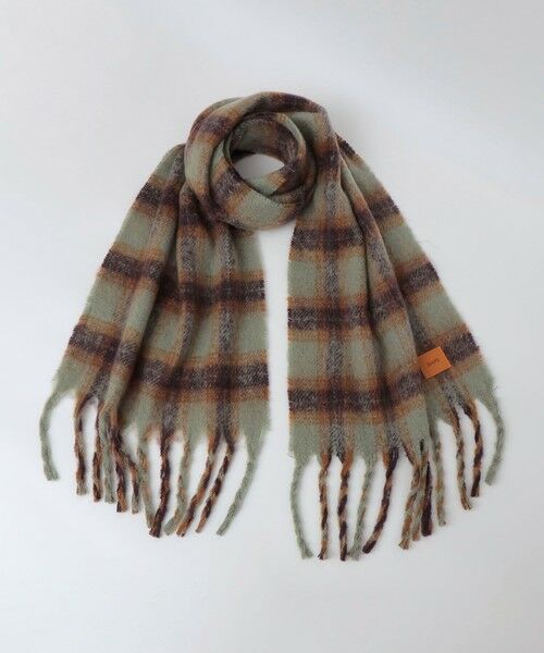 SHIPS / シップス マフラー・ショール・スヌード・ストール | 【WEB限定】SHIPS: オンブレチェック ボリューム マフラー | 詳細6