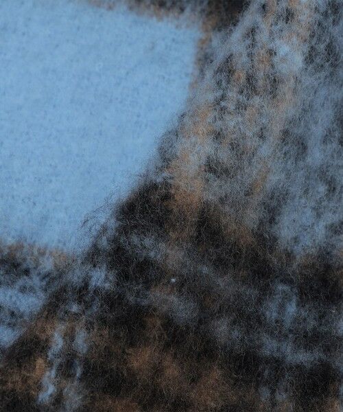 SHIPS / シップス マフラー・ショール・スヌード・ストール | 【WEB限定】SHIPS: ブークレ ボリューム マフラー (チェック) | 詳細15