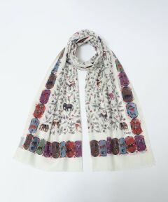SHIPS / シップス マフラー・ショール・スヌード・ストール | Drake's: ELEPHANTS&FLOWERS WOOL-SILK