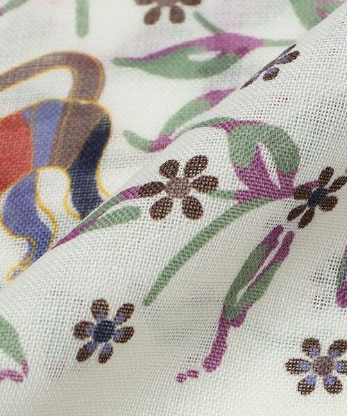 SHIPS / シップス マフラー・ショール・スヌード・ストール | Drake's: ELEPHANTS&FLOWERS WOOL-SILK | 詳細3