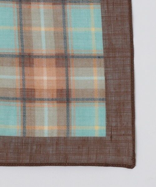 SHIPS / シップス マフラー・ショール・スヌード・ストール | Vincenzo Miozza: コットン/リネン タータンチェック スカーフ | 詳細1
