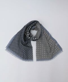 SHIPS / シップス マフラー・ショール・スヌード・ストール | Vincenzo Miozza: コットン/リネン パネル スカーフ