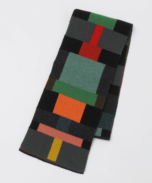 SHIPS / シップス マフラー・ショール・スヌード・ストール | JO GORDON: Small Colourblock Column Scarf | 詳細1