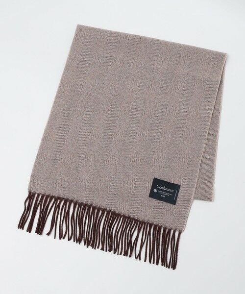 SHIPS / シップス マフラー・ショール・スヌード・ストール | SHIPS: カシミヤ ヘリンボーン リバーシブル マフラー | 詳細2