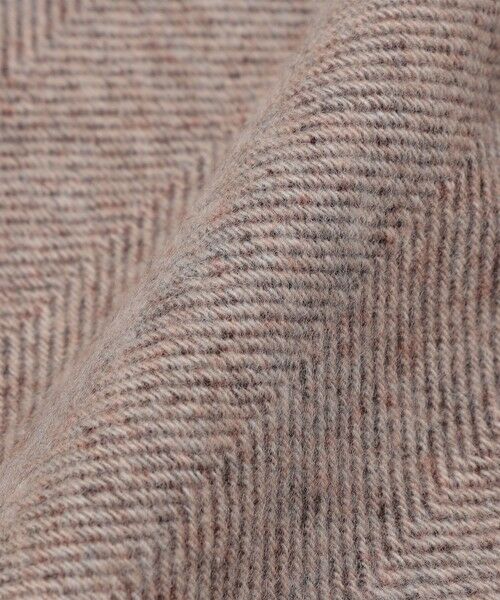 SHIPS / シップス マフラー・ショール・スヌード・ストール | SHIPS: カシミヤ ヘリンボーン リバーシブル マフラー | 詳細5