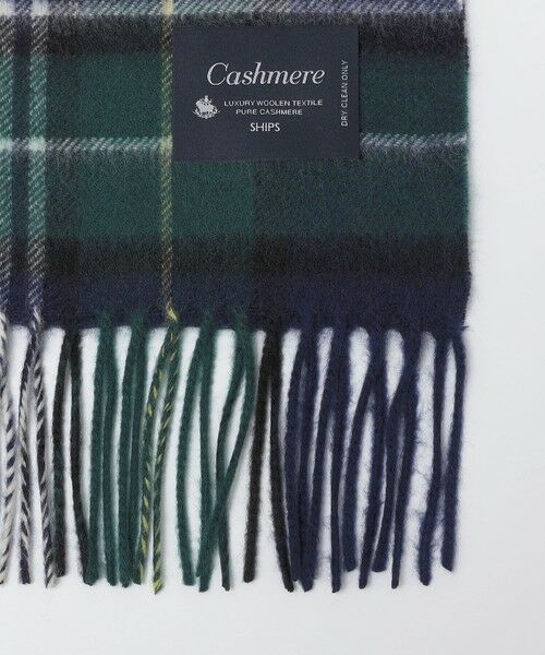 SHIPS / シップス マフラー・ショール・スヌード・ストール | SHIPS: カシミヤ チェック マフラー | 詳細7