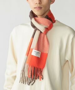 SHIPS / シップス マフラー・ショール・スヌード・ストール | SHIPS: カシミヤ シングル 3ブロック マフラー