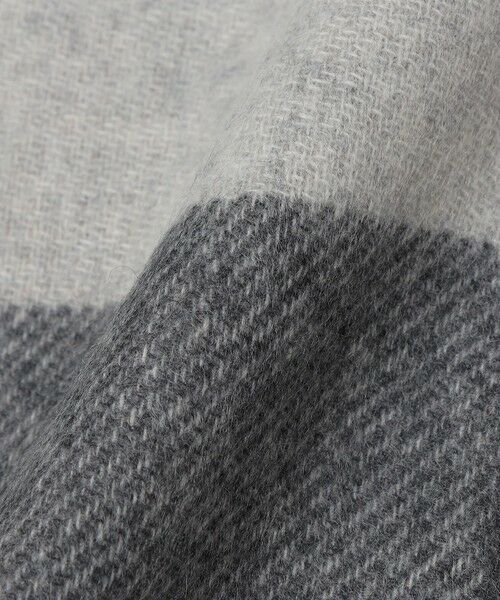 SHIPS / シップス マフラー・ショール・スヌード・ストール | SHIPS: カシミヤ ダブルフェイス チェック マフラー | 詳細6