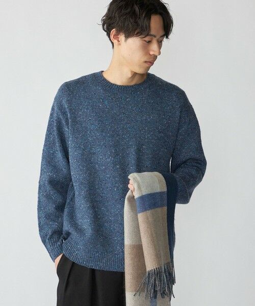 SHIPS / シップス マフラー・ショール・スヌード・ストール | SHIPS: カシミヤ ダブルフェイス チェック マフラー | 詳細9