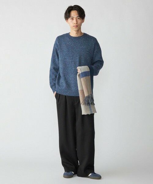 SHIPS / シップス マフラー・ショール・スヌード・ストール | SHIPS: カシミヤ ダブルフェイス チェック マフラー | 詳細11